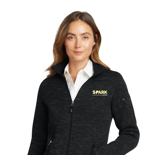 Spark Companies Eddie Bauer Women's Sweater Fleece Full-Zip - Black