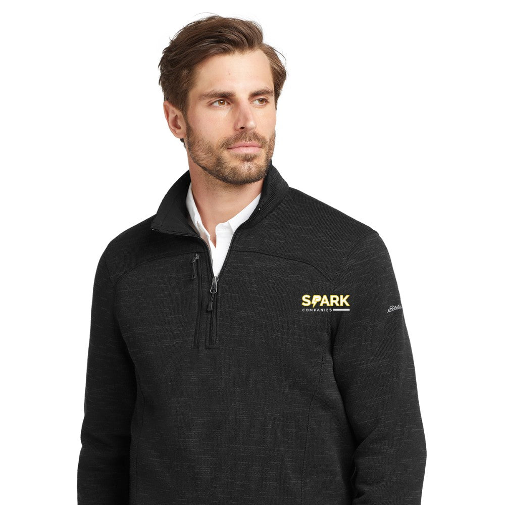 Spark Companies Eddie Bauer Sweater Fleece 1/4-Zip - Black