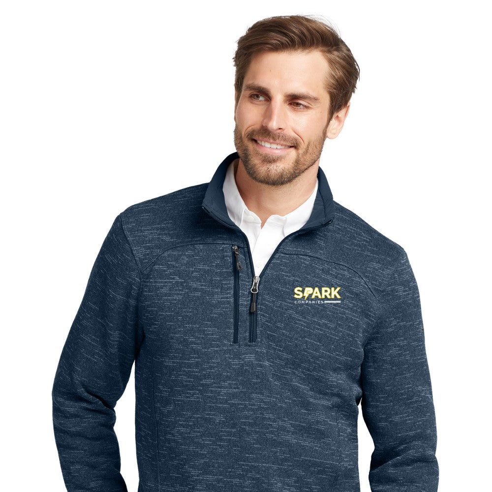 Spark Companies Eddie Bauer Sweater Fleece 1/4-Zip - River Blue Navy Heather