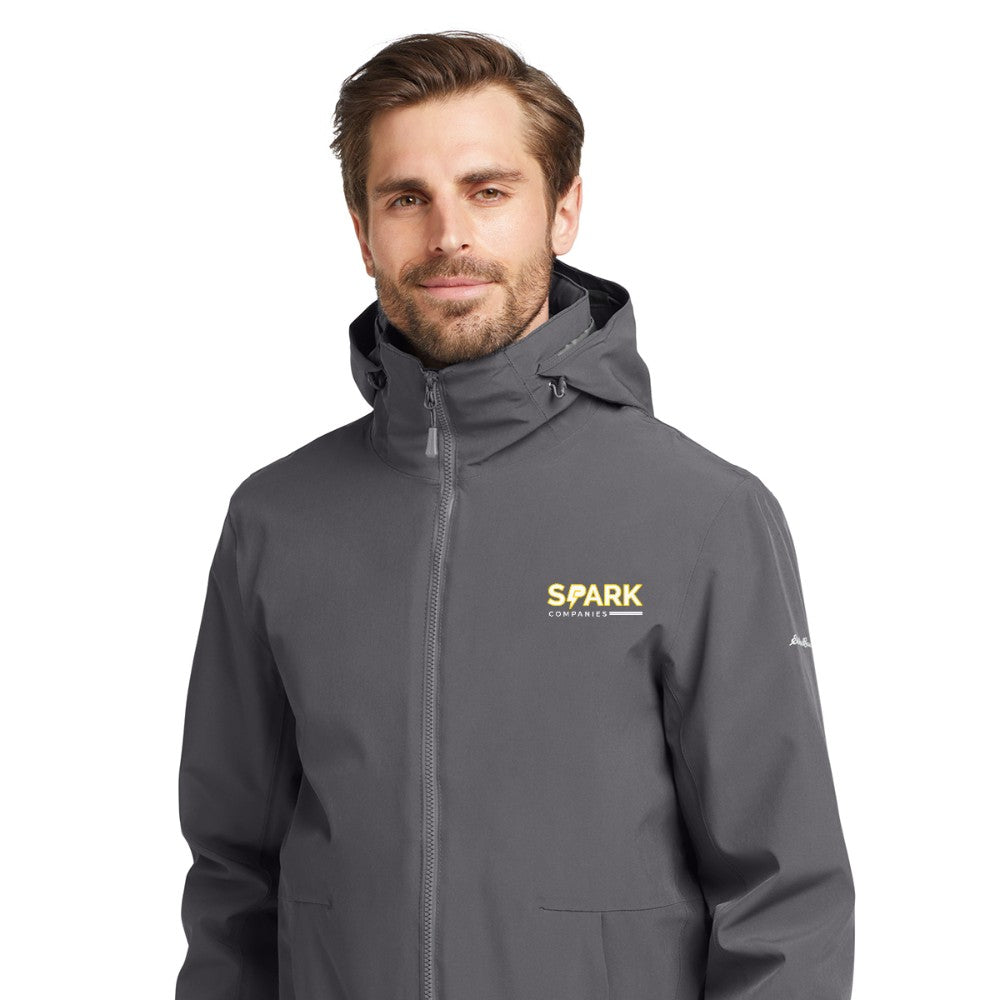 Spark Companies Eddie Bauer WeatherEdge 3-in-1 Jacket - Grey Steel/ Metal Grey