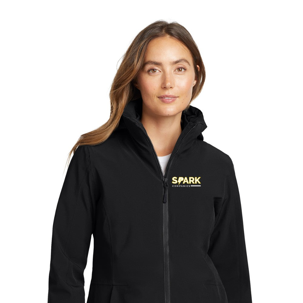 Spark Companies Eddie Bauer Women's WeatherEdge 3-in-1 Jacket - Black/ Storm Grey