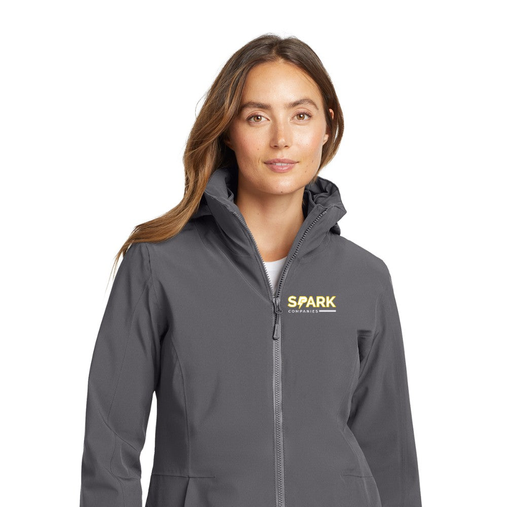 Spark Companies Eddie Bauer Women's WeatherEdge 3-in-1 Jacket - Grey Steel/ Metal Grey