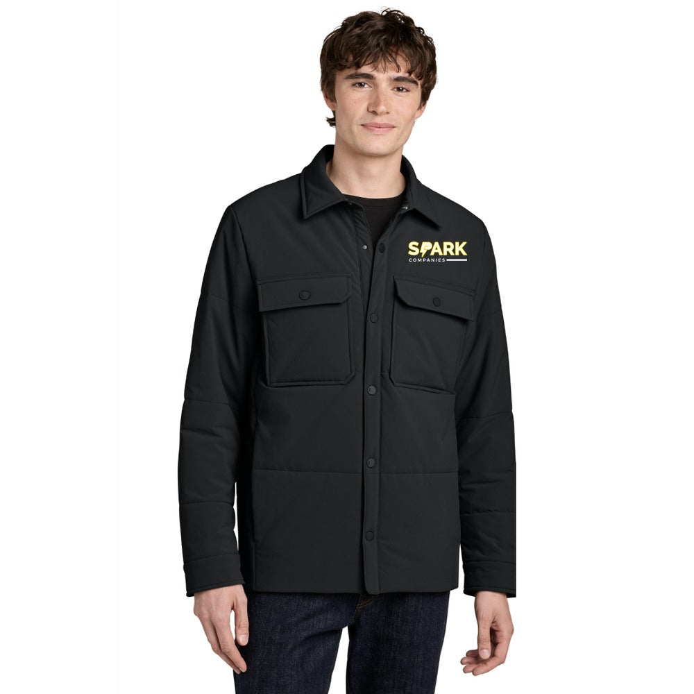 Spark Companies MiiR Sashiko Stretch Puffy Shacket