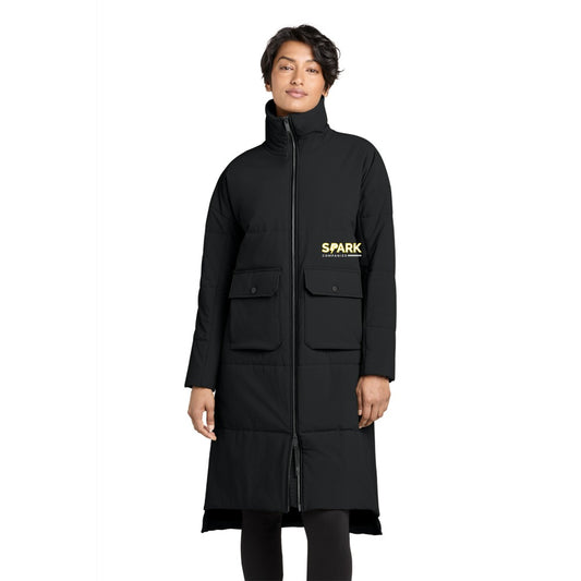 Spark Companies MiiR Women's Sashiko Stretch Puffy Long Jacket