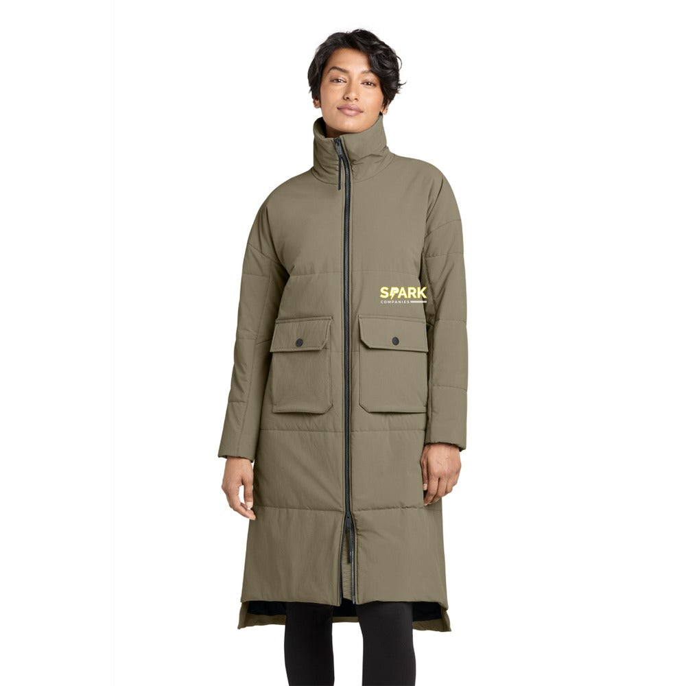 Spark Companies MiiR Women's Sashiko Stretch Puffy Long Jacket